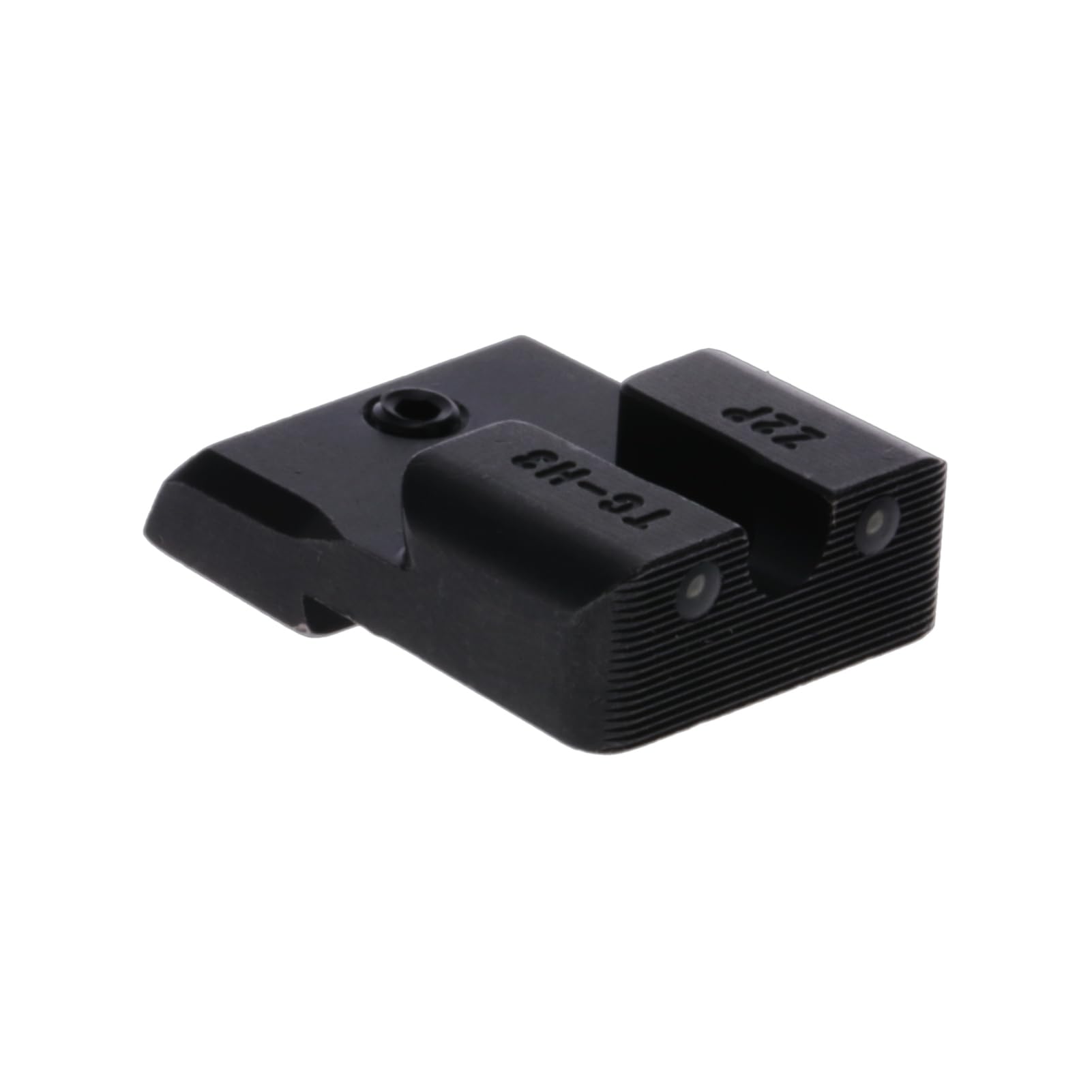 TRUGLO Handgun Tritium Pro Night Sights, Compatible with CZ P10 Handguns | Compact Gun Sights with Daylight White Dots, Night Tritium Dots & White Focus Lock Front Ring