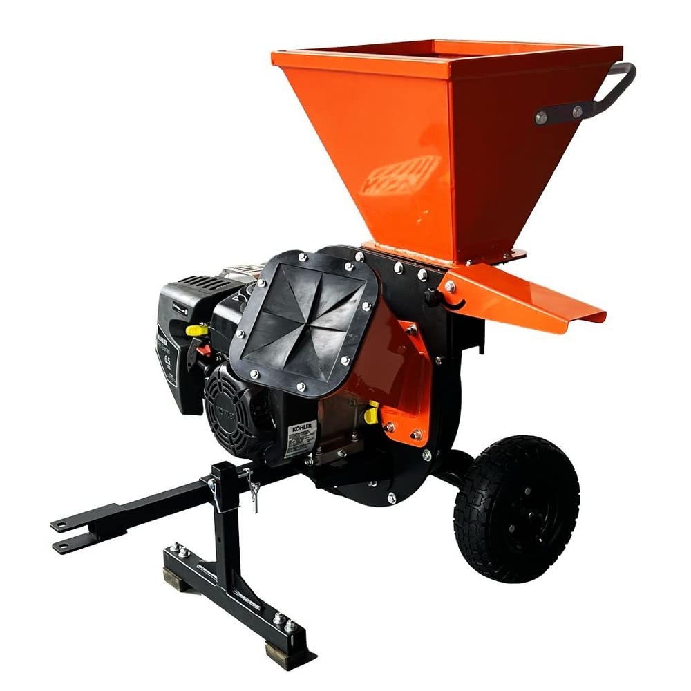3-Inch DK2 6.5 HP 196 cc Chipper Shredder with Chip Bag