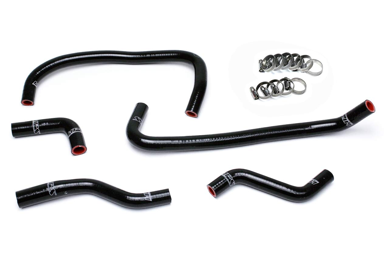 Black HPS 57-1503H-BLK Silicone Heater Hose