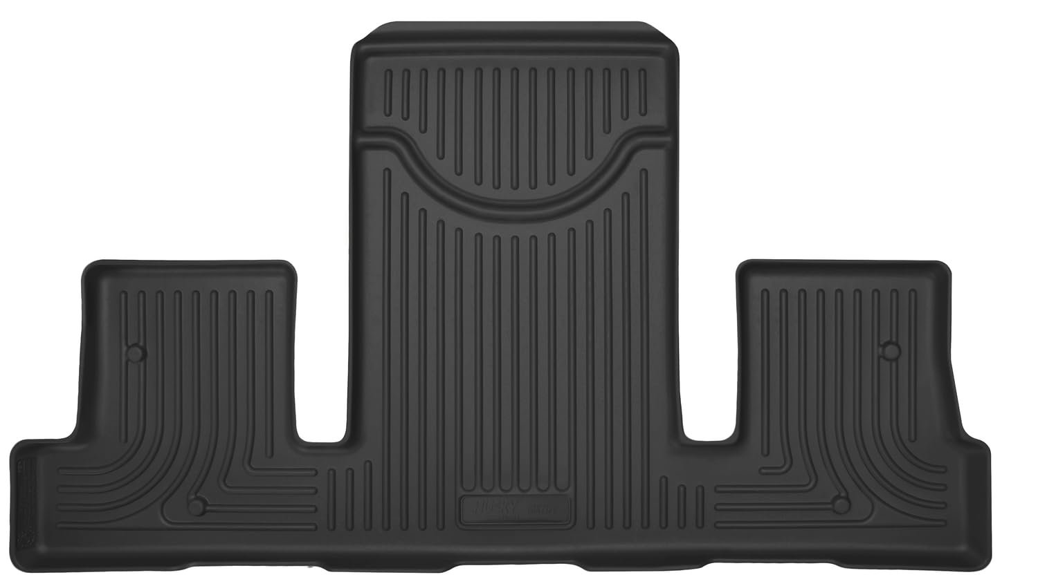 Husky Liners Floor Mats X-act Contour | Fits 2008-2017 Buick Enclave; 09-17 Chevrolet Traverse; 07-17 GMC Acadia (17 Ltd Only); 07-10 Saturn Outlook w/2nd Row Buckets | 3rd Row, 1-pc Black - 53041
