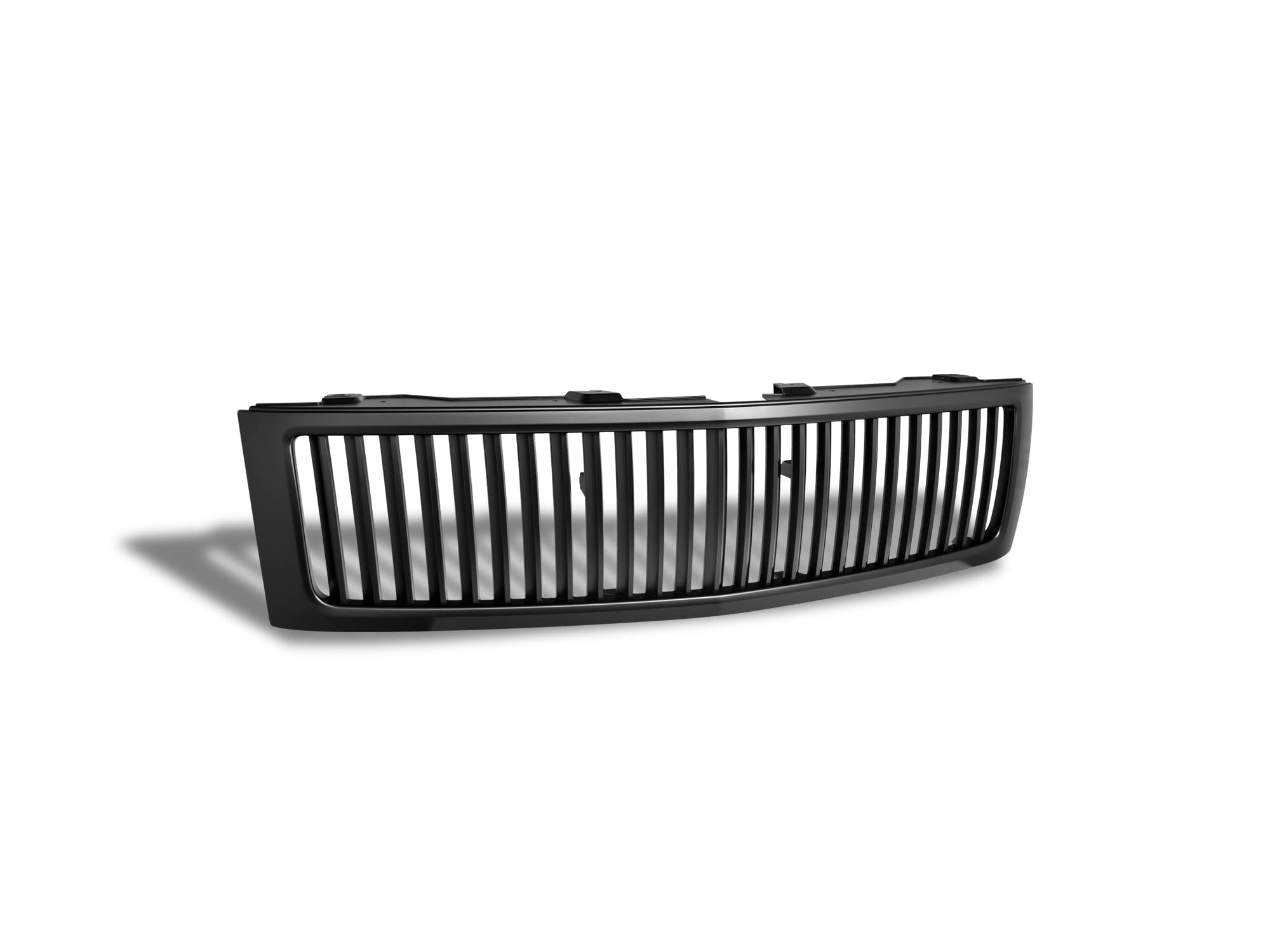 Vertical Front Hood Grille Armordillo USA 7165878 - Matte Black Fits 2007-2013 Chevy Silverado 1500