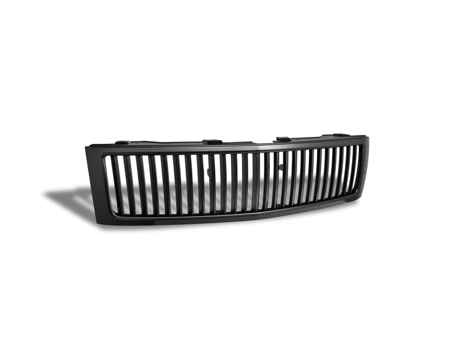Vertical Front Hood Grille Armordillo USA 7165878 - Matte Black Fits 2007-2013 Chevy Silverado 1500