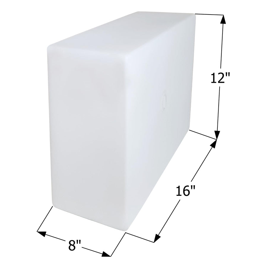 Fresh Water Tank Icon 12508, WT2474, 16x12x8, 6 Gal., Tank Only