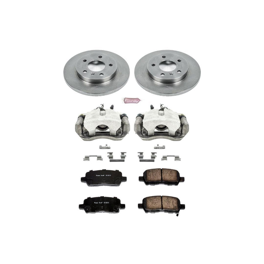 Power Stop KCOE1602 1-Click OE Replacement Brake Kit with Calipers For Pontiac Grand Prix Autospecialty 2004-2005 [Model Specific]