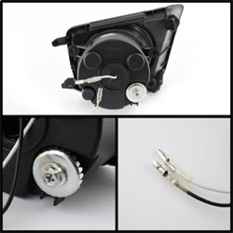 LED Fog Lights Black/Clear Spyder Auto 5075154