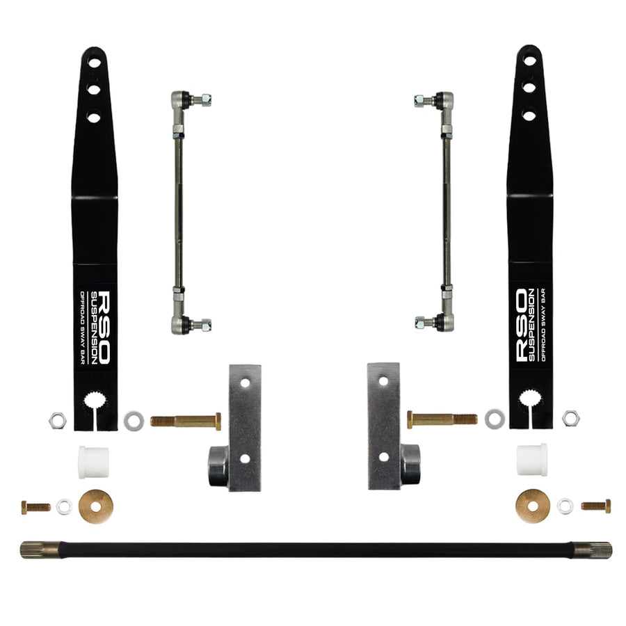 Front JK Sway Bar Kit with Steel Frame Brackets