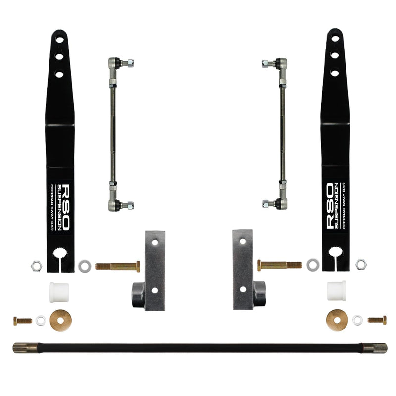 Front JK Sway Bar Kit with Steel Frame Brackets