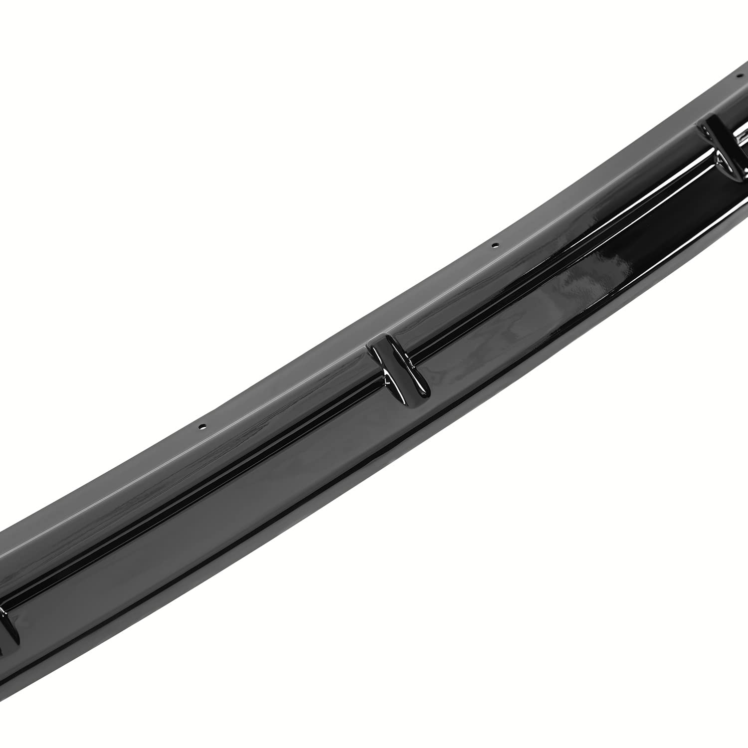Glossy Black Front Bumper Lip Spec-D Tuning Compatible with Kia Optima 2014-2015