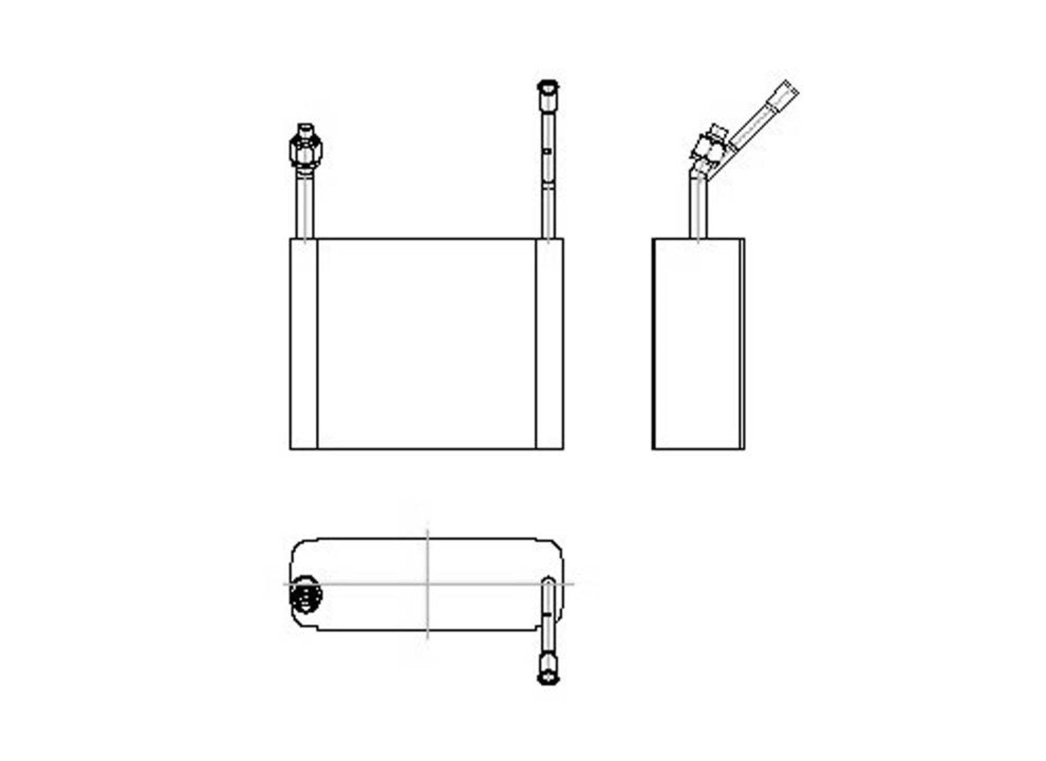 Replacement TYC 97137 Evaporator