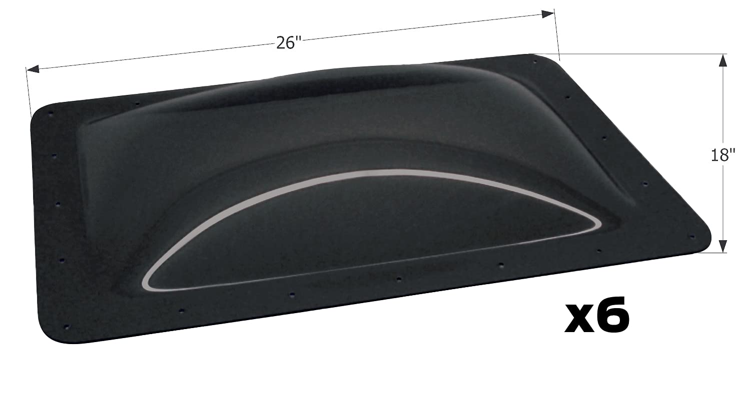 Skylight ICON 14269, SL1422D, Dark Smoke, 6-Pack
