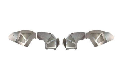 JL Inner Fenders Front FISHBONE Offroad FB33108F - Raw Aluminum