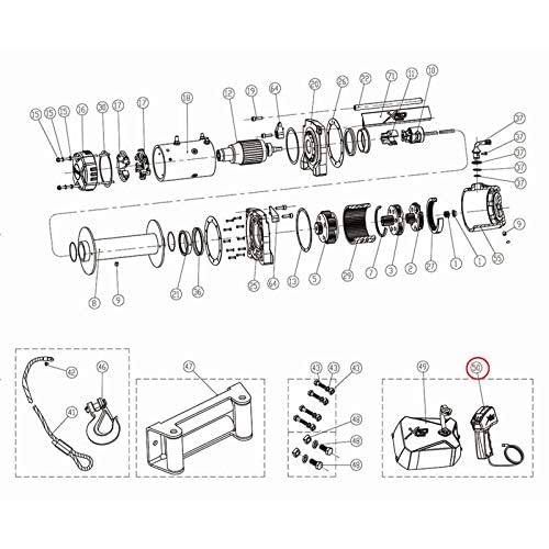 REMOTE CONTROL SmittyBilt - SB97495-50