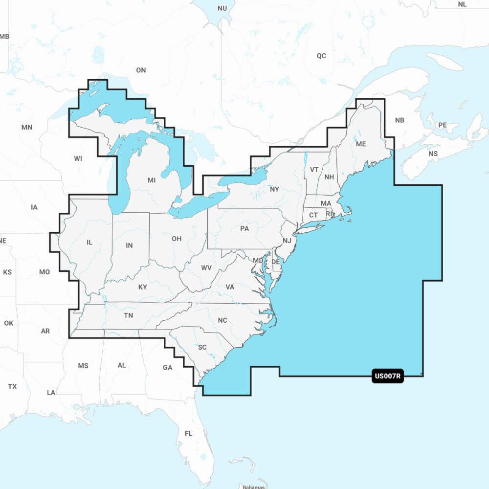 Navionics+ Garmin U.S. East NSUS007R [010-C1291-20]