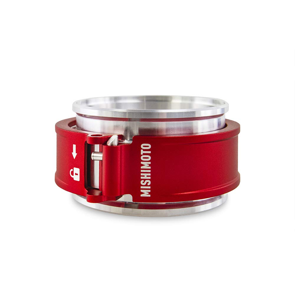 Mishimoto Quick Release MMCLAMP-QD-30RD Clamp Assembly, 3" Red