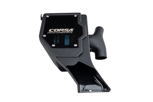 21-22 Ford Bronco 2.7L Closed Box Air Intake With Donaldson Powercore Dry Filter Corsa (470036)