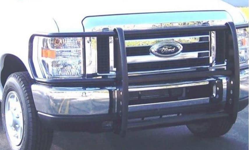 3000 Series Go Rhino Center Grill & Brush Guard | Mild Steel, Black | 3324MB | Fits 2008 - 2014 Ford E-250, E-350 Econoline Van
