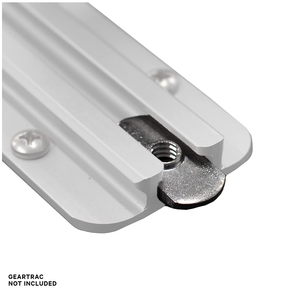 Track Nut YakAttack 6 Pack | ½” Wide Stainless Steel ¼-20 Thread Nuts for MightyMount, GearTrac & Most Kayak Track Systems | Marine-Grade Hardware | Made in USA