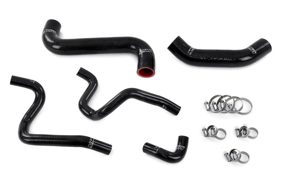 Black HPS Silicone Radiator + Heater Hose Kit Coolant OEM Replacement 57-1732-BLK