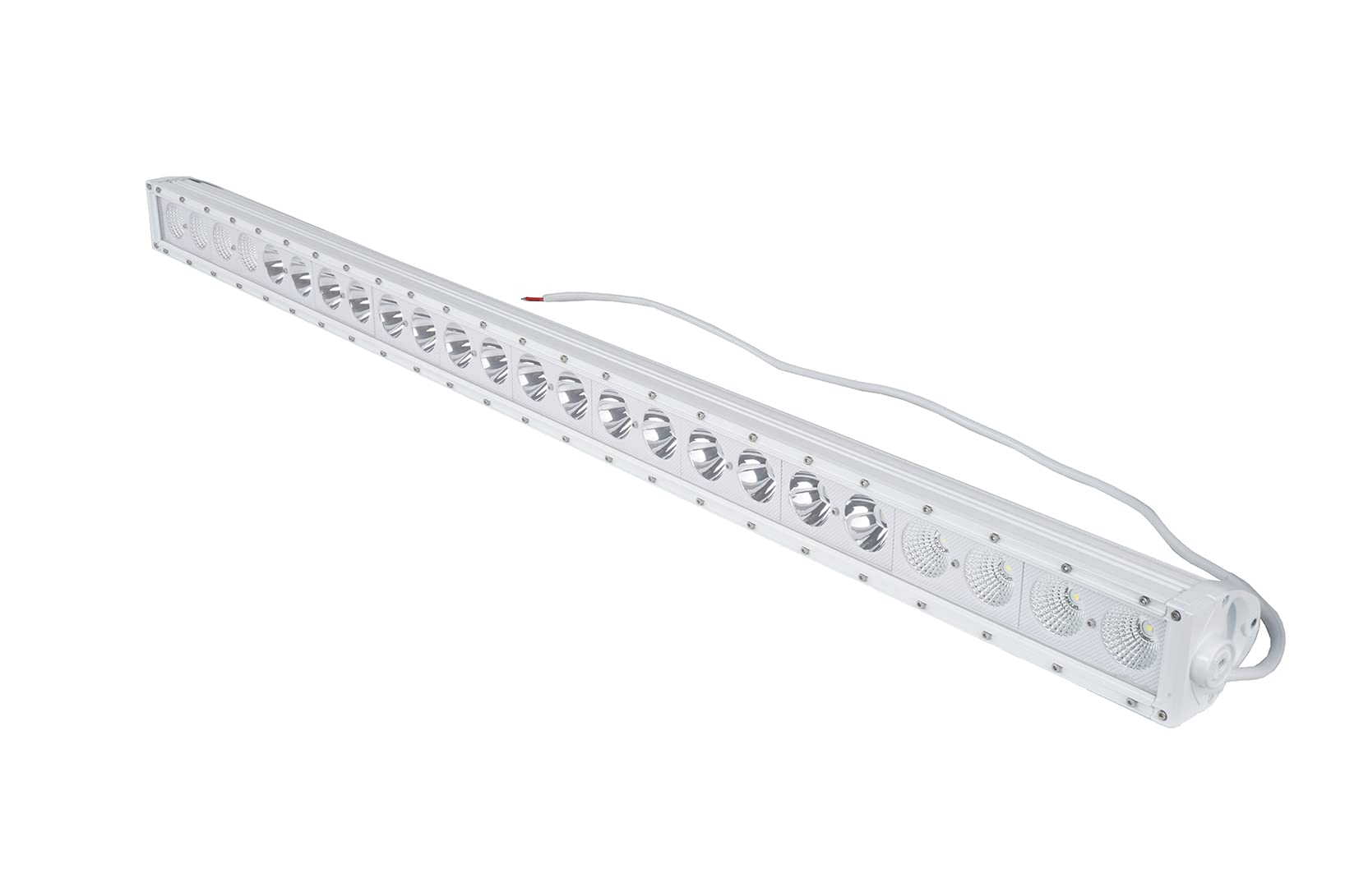 Race Sport Lighting 50inch MS240WSRS Marine Grade Single Row Straight Light Bar with 240-Watt 24 x 10W High Intensity OSRAM LEDs