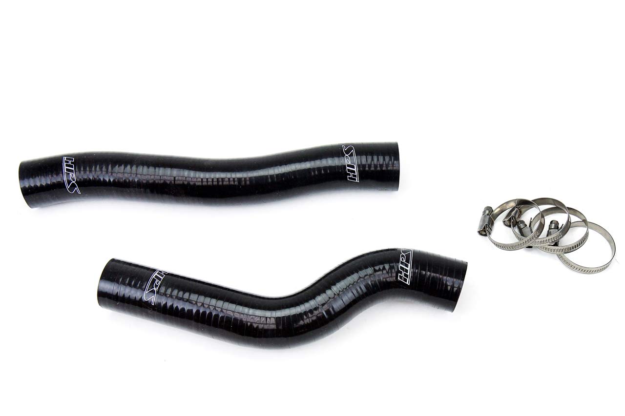 Black HPS 57-1026-BLK Silicone Radiator Coolant Hose Kit