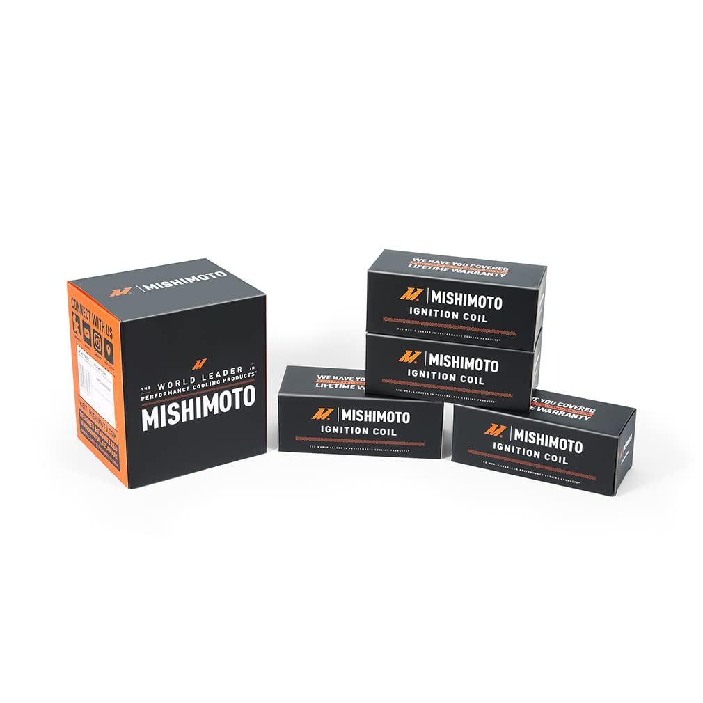 Mishimoto Ignition Coil With BMW M54, N20, N52, N54, N55, N62, S54, S62 Compatible 2002+, Set of 4