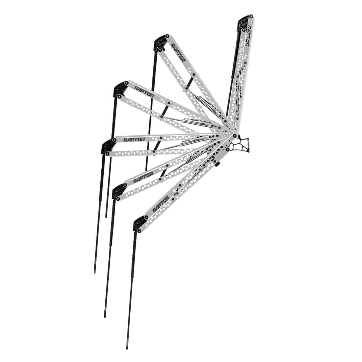 Minn Kota Shallow Water Raptor Anchor for Fishing Boats – 8 Ft., Silver