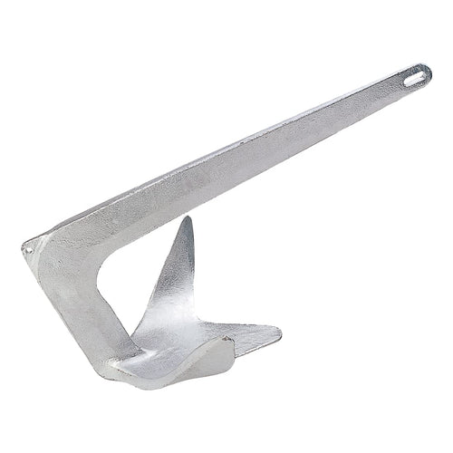 Lewmar Claw Anchor Galvanized Steel 22 lbs. for Boats 20'-36', Bruce-Style Claw for Quick Setting, Bow Roller Compatible, Measures 21-1/4" L x 14-13/16" W x 11-1/4"H - 2020202245