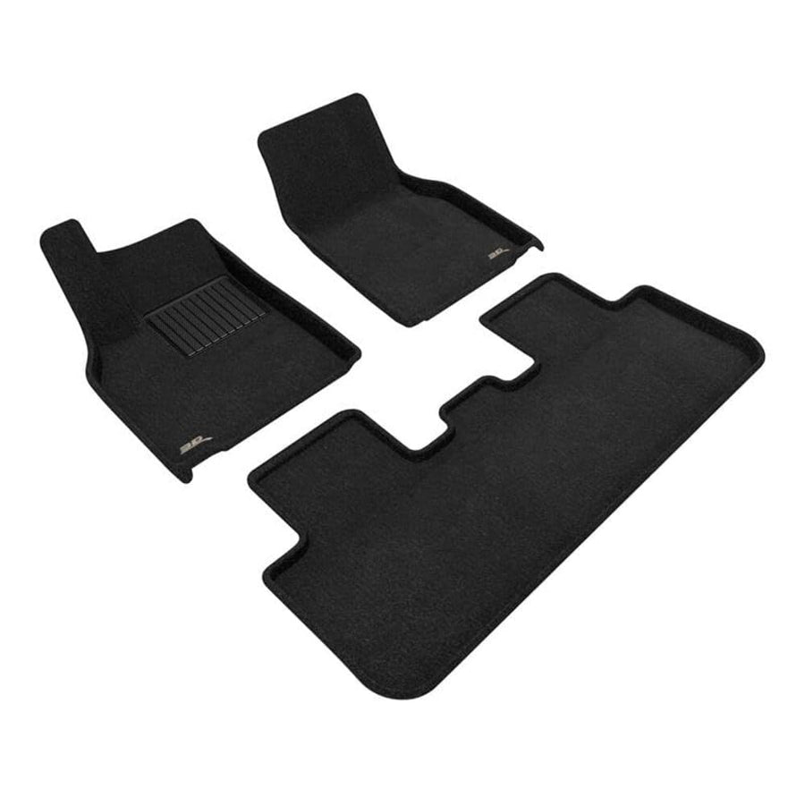 3D MAXpider Elegant Custom Fit Floor Mat (Black) Compatible with Tesla Model Y Juniper 2026 - Full Set