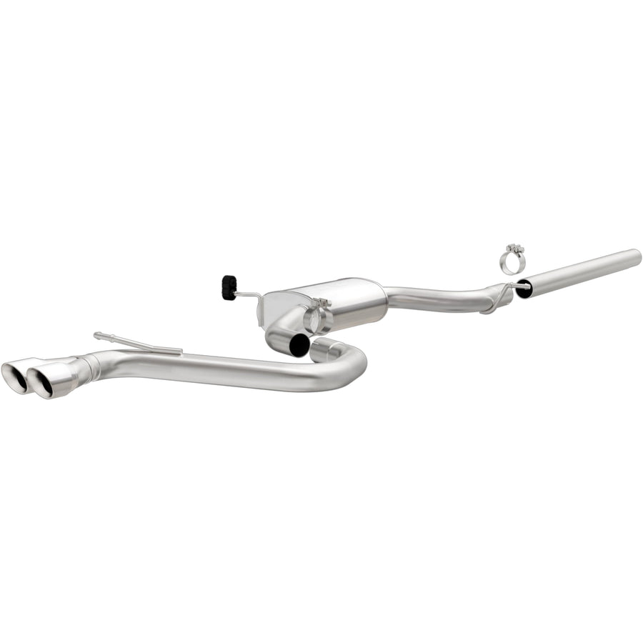 MagnaFlow Exhaust System Performance 19163: Cat-Back, Touring Series, Compatible with 2015-2017 Volkswagen Golf, Dual Straight Driver Side Rear Exit Style