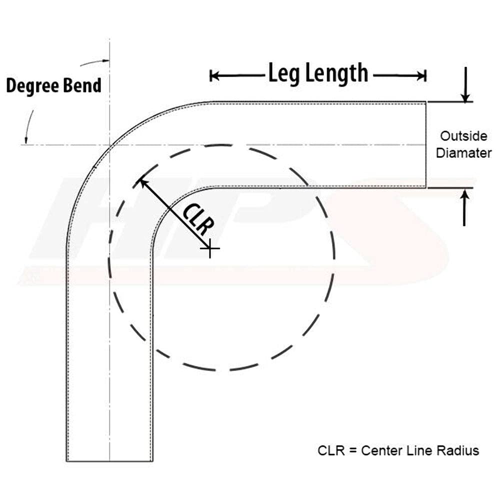 80 Degree HPS AT80-350-CLR-56 Universal Product Aluminum Tube, 1 Pack