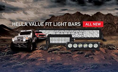 ValueFit HELLA 357209201 31" Design Series Light Bar (18 LED/Combo beam), Multi