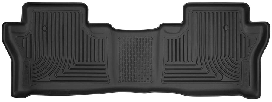 Husky Liners X-act Contour Floor Mats | 2nd Row, 1-pc Black - 55501 Fits 2019-2025 Honda Passport; 2016-2022 Honda Pilot