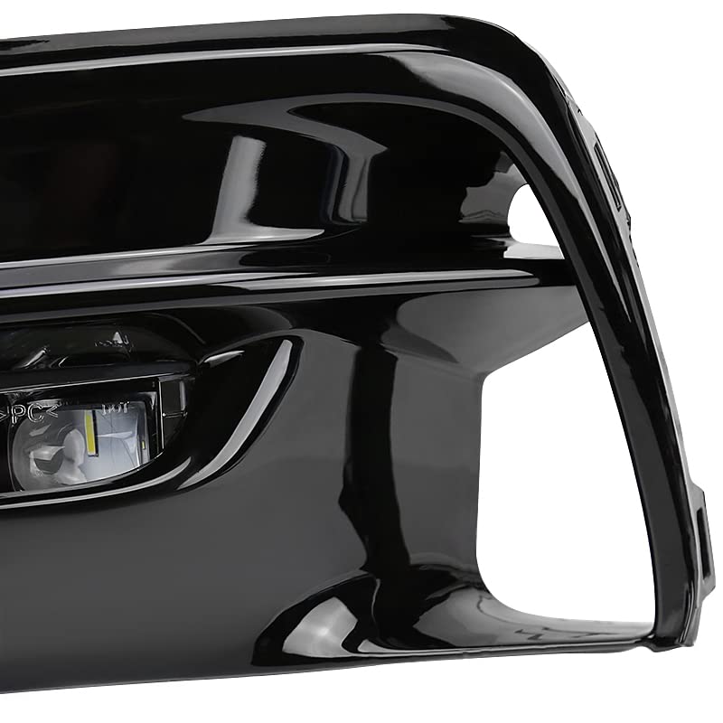 LED Driving Fog Lights + Switch SPEC-D TUNING Compatible with 2018-2020 Honda Accord Sedan 4Dr, L+R Pair Assembly