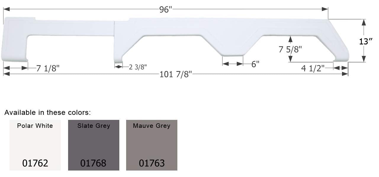 Fender Skirt ICON, Tandem, Glendale, FS1762, Mauve Grey, StepTrim