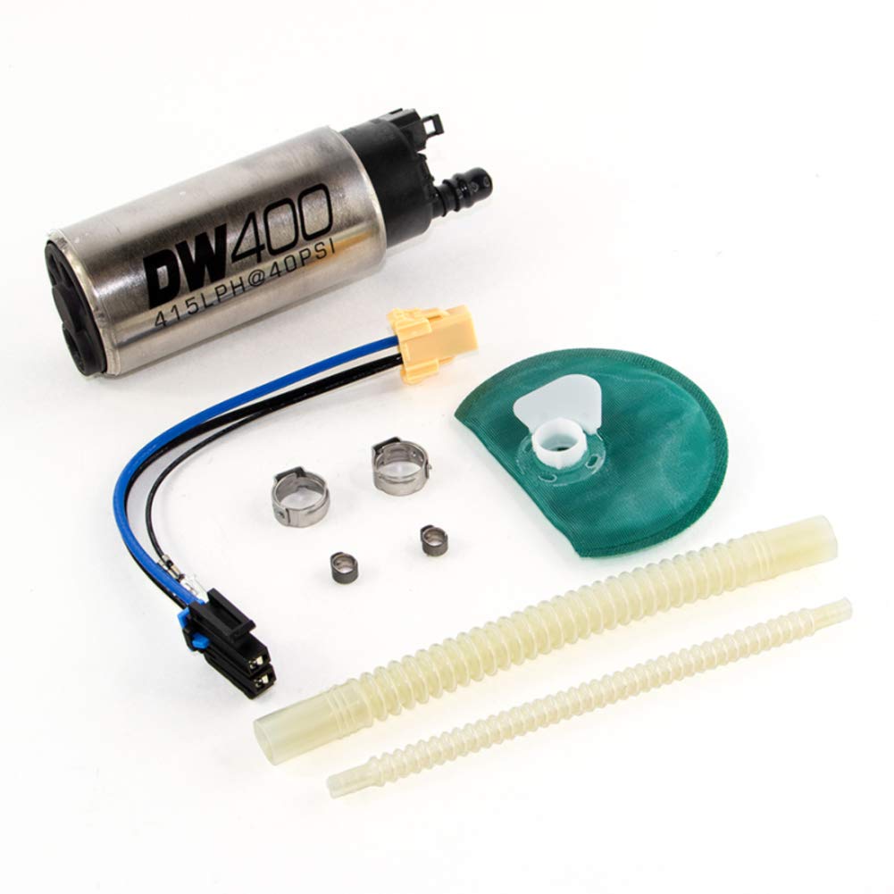 9-401-1046 DeatschWerks in-Tank Fuel Pump (415lph with 9-1046 Install Kit), 1 Pack