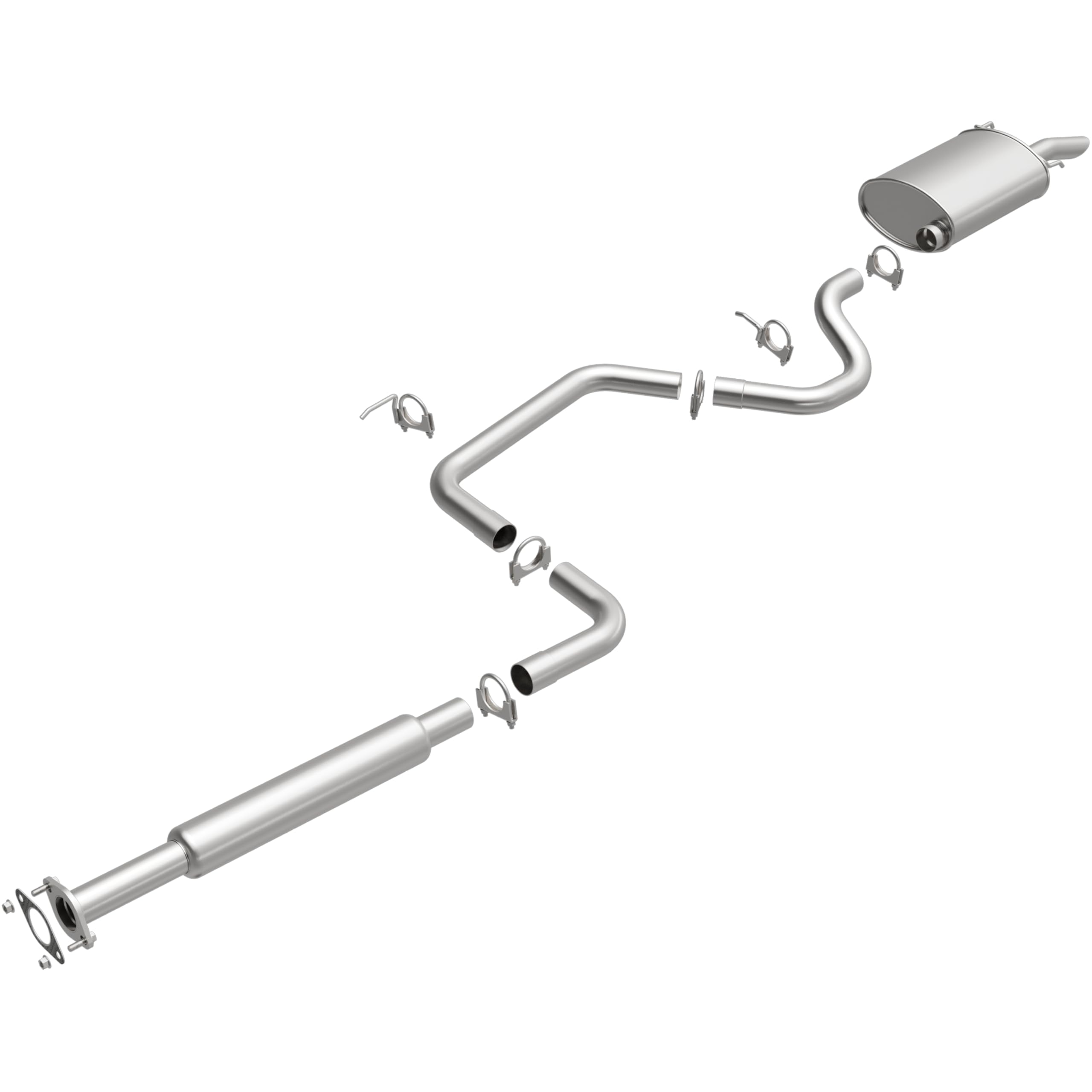 Replacement BRExhaust Exhaust System Kit 106-0718: Compatible with 2000-2005 Chevrolet Impala, 2000-2005 Chevrolet Monte Carlo 3.4L/3.8L