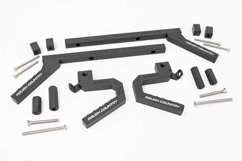 Rough Country Grab Handle Kit Aluminum for 2007-2018 Jeep Wrangler JK - 6509, Front/Rear