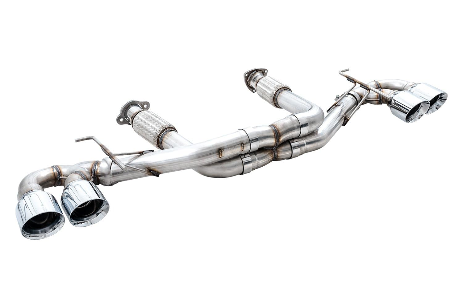 AWE Tuning Cat-Back Track Exhaust, Chrome Tips for 2020-2023 Corvette