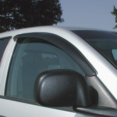 Outside Mount Ventvisors - Tape-Onz | Stampede Products | Fits 1997-1999 Ford F-250 Standard Cab, Smoke | 2 pcs., 6103-2