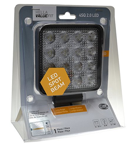 ValueFit HELLA 357106012 4 Square 2.0 LED Long Range Worklight, Multi