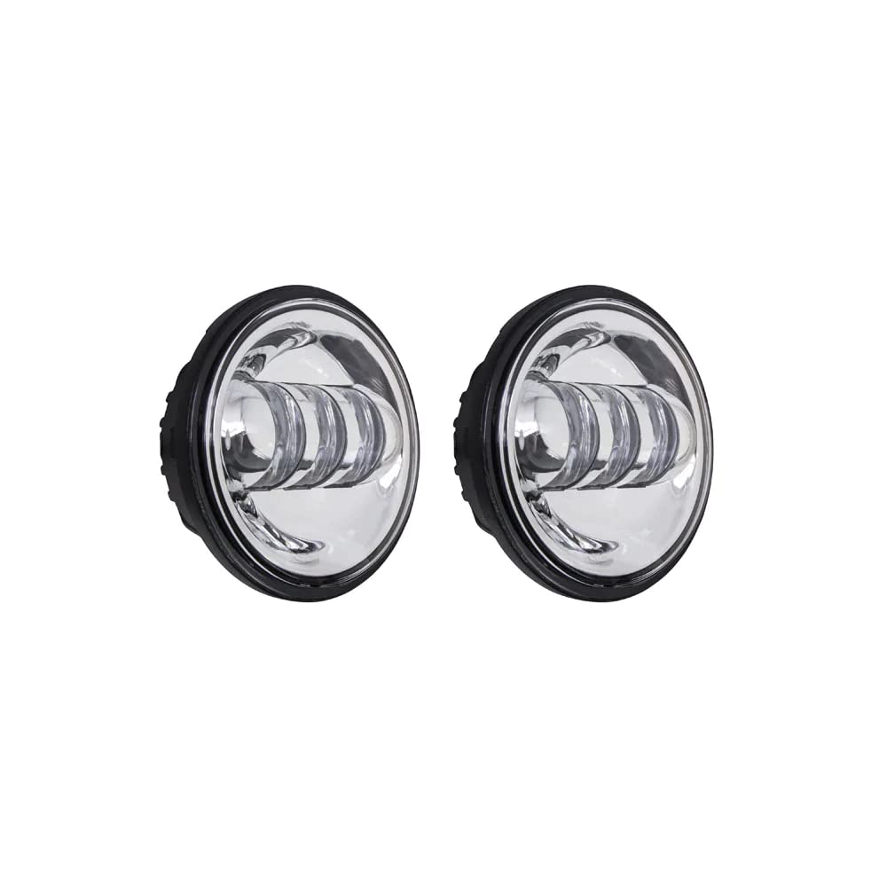Motorcycle METRA - Auxiliary Lights with Silver Face - 4.5 Inch, 6 L (BC-451S)