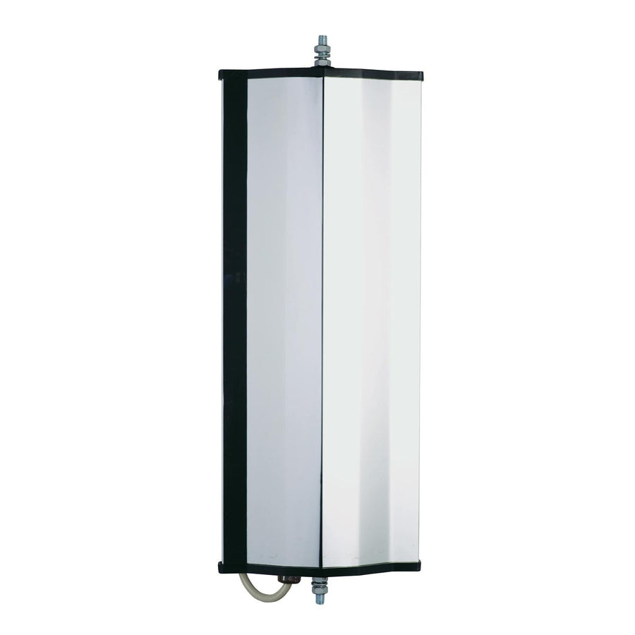 6-1/2" x 16" Fit System Stainless Steel West Coast Economy Mirror Head RH066H