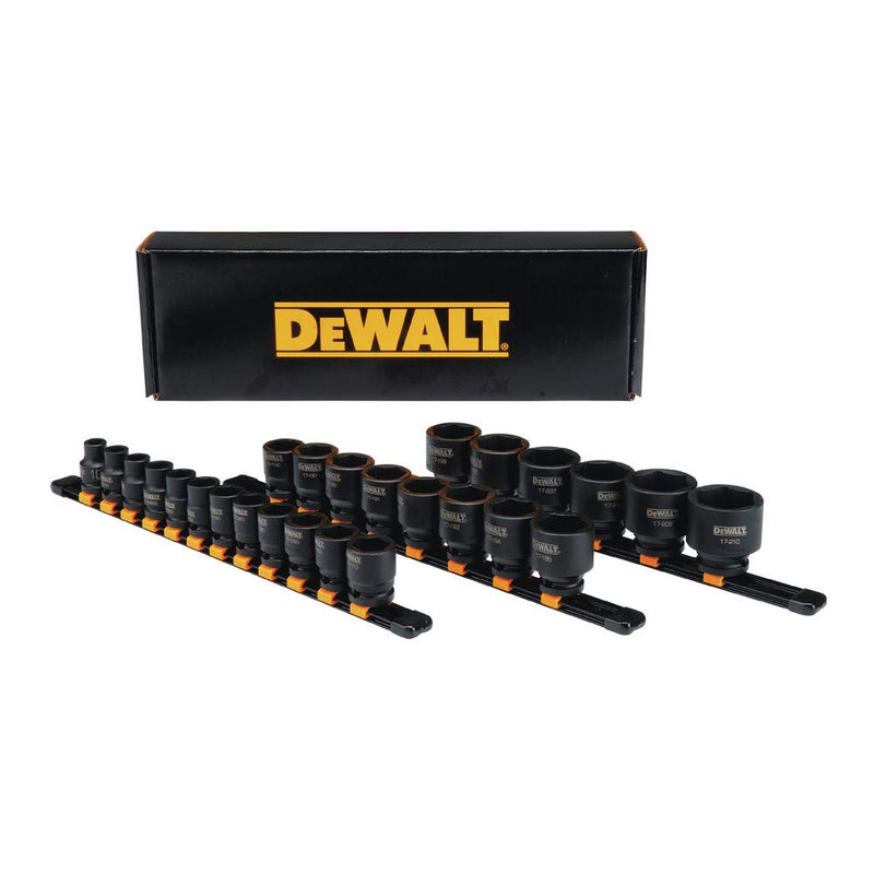 DEWALT 26PC DWMT19243 1/2" Drive Impact Socket Set MM