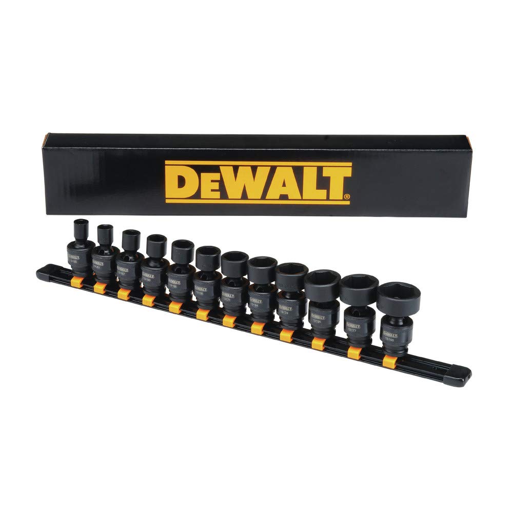 3/8" Drive DEWALT DWMT19228 Impact Universal Socket Set (12 Piece)