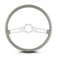 Teardrop Lecarra 67207 15" Brushed Thin Grip Light Grey 2 Spoke