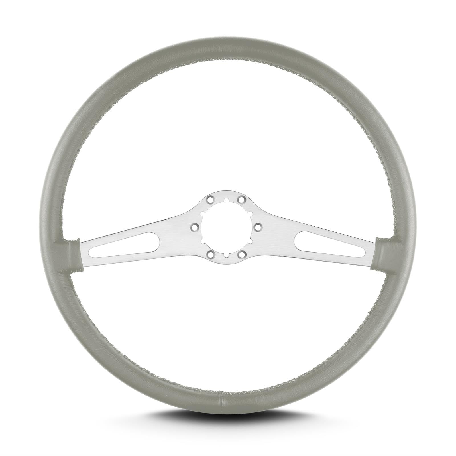 Teardrop Lecarra 67207 15" Brushed Thin Grip Light Grey 2 Spoke
