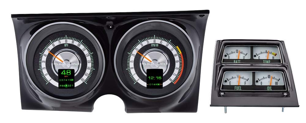 Dakota Digital Retrotech Gauge Instrument System RTX-68C-CAC-X Compatible with 1968 Camaro with Console Gauges