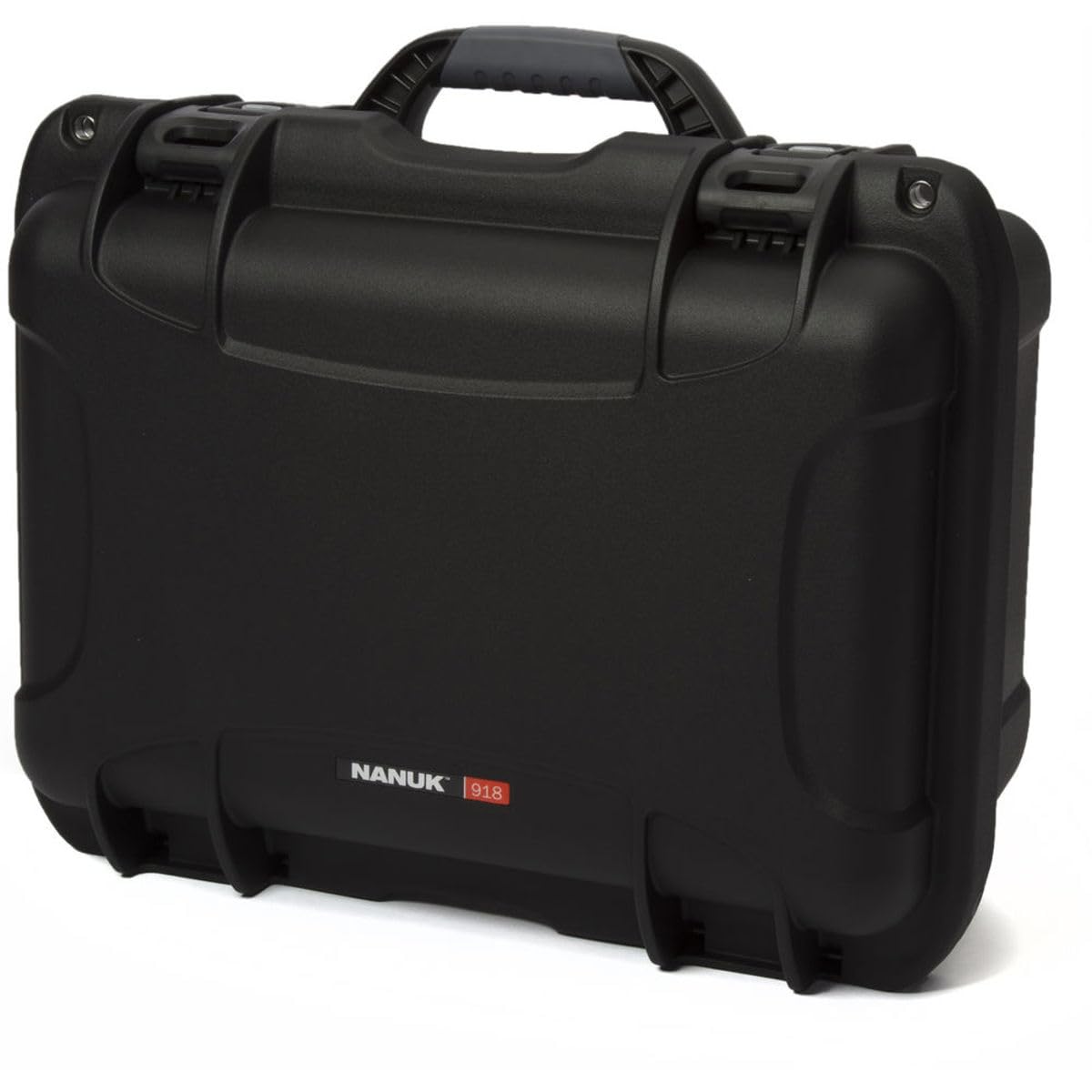 Medium Nanuk 918 Waterproof Hard Case with Foam Insert 16.9" x 12.9" x 9.3" - Black