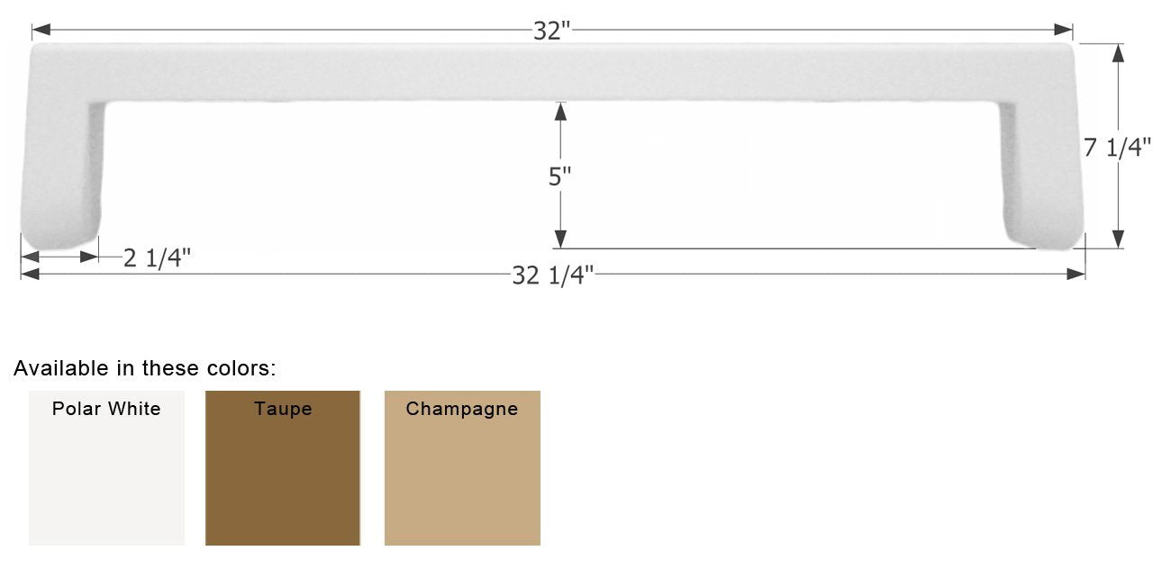 Forest River ICON Step Trim, Champagne