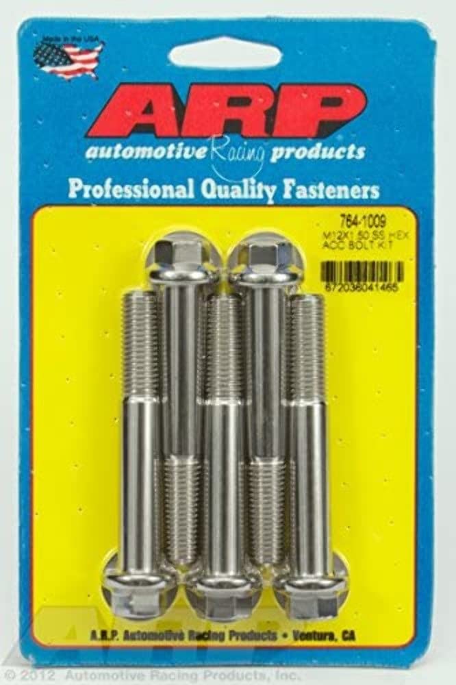ARP Hex Bolt, 764-1009 M12 x 1.50", Pack of 5